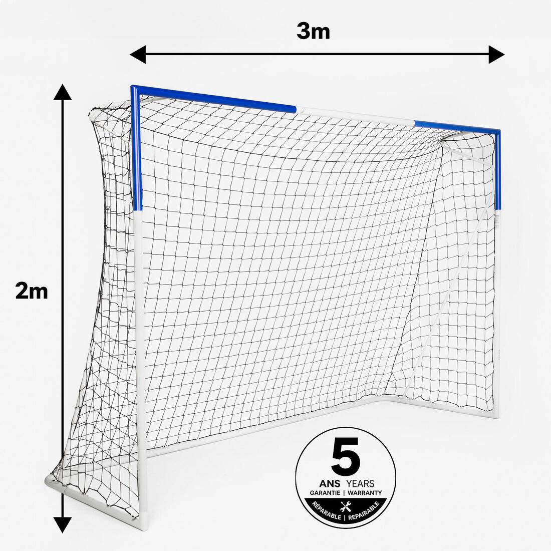 Portë Futbolli (300 cm x 200 cm) Klasike - E Bardhë 3