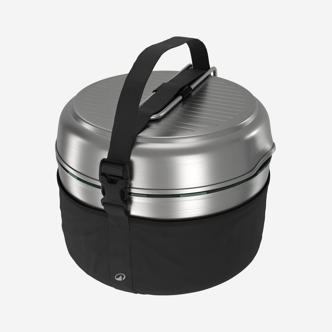 Set gatimi për kamping prej çeliku inox, jo-ngjitës 500 për 2 persona - 15 copë 10