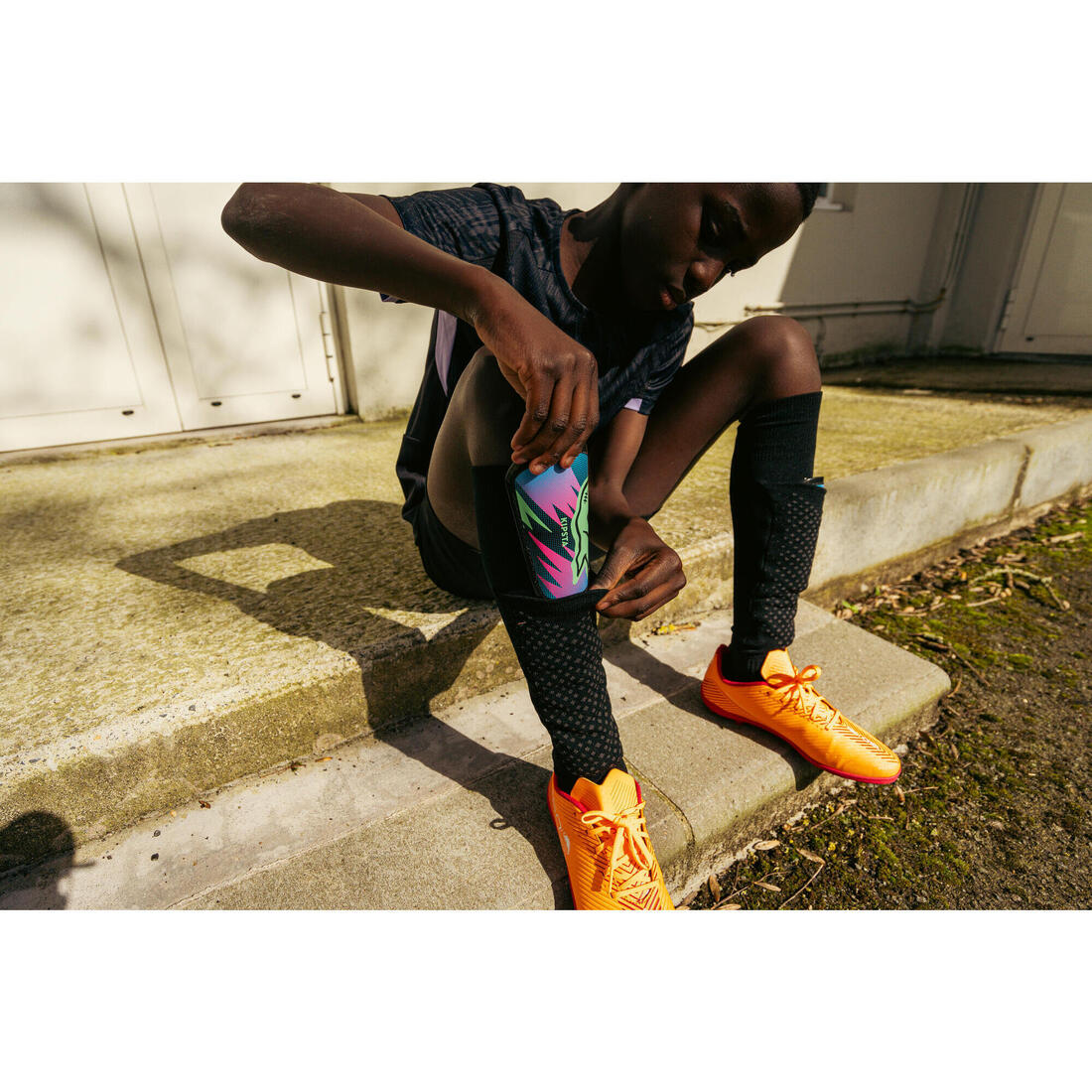 Kids' Football Socks Easy Pocket 16