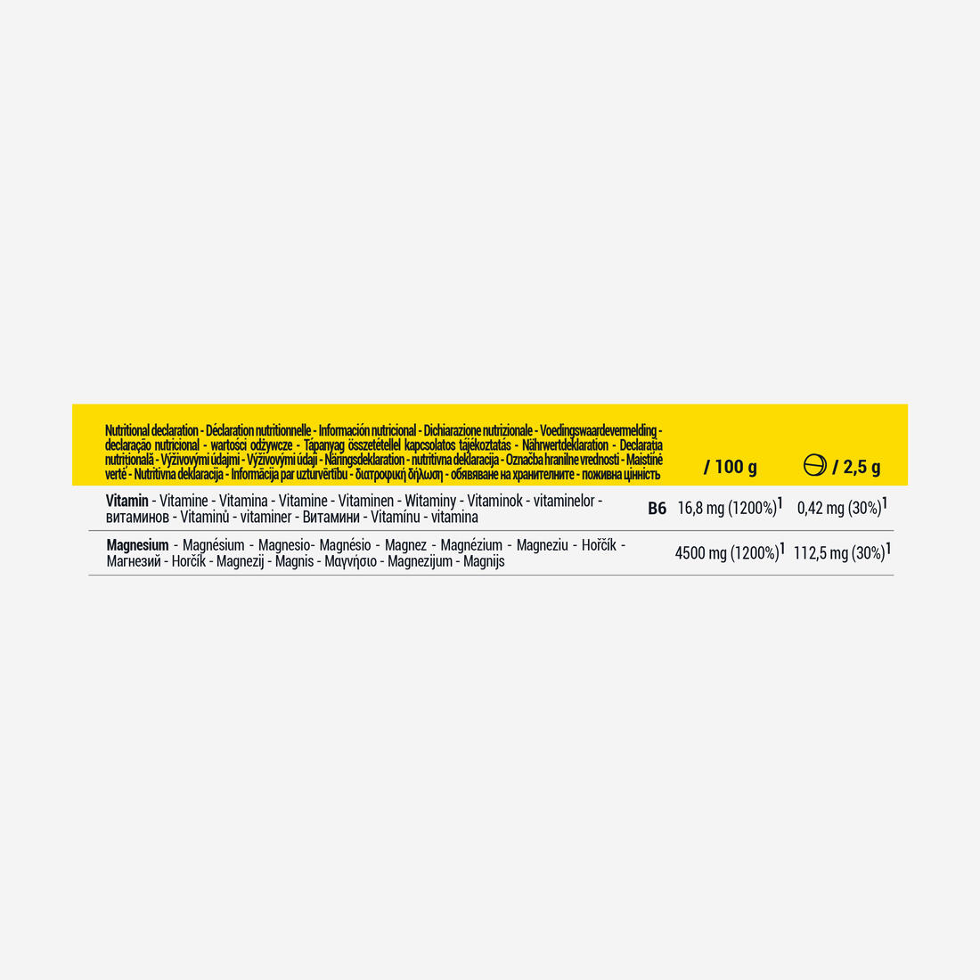 Magnezium+B6 me aromë natyrale limoni pa sheqer, 30 tableta 2
