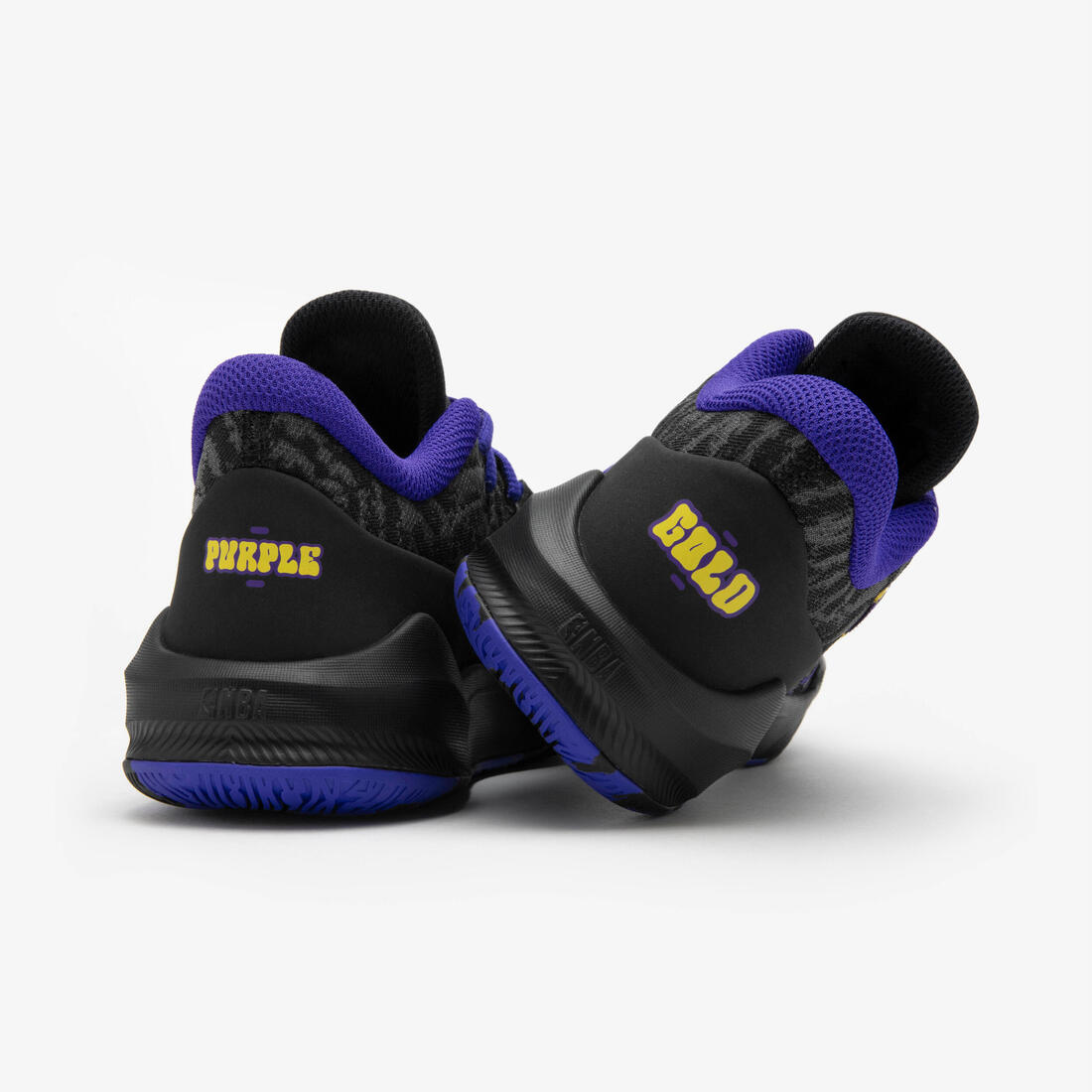 Këpucë Basketbolli për Fëmijë Fast 900 Low-1 - NBA Lakers/E Zezë 18