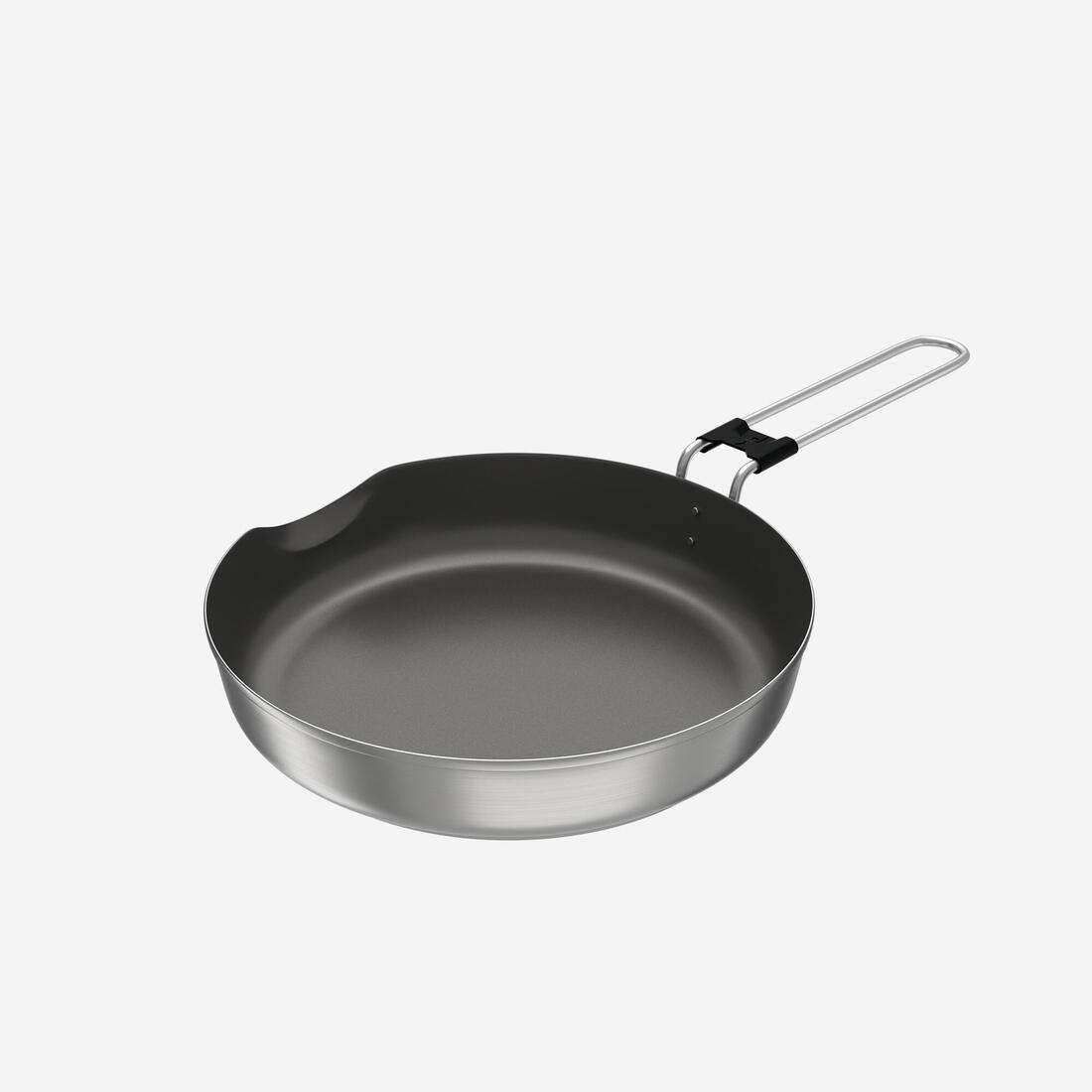 Set gatimi për kamping prej çeliku inox, jo-ngjitës 500 për 2 persona - 15 copë 5