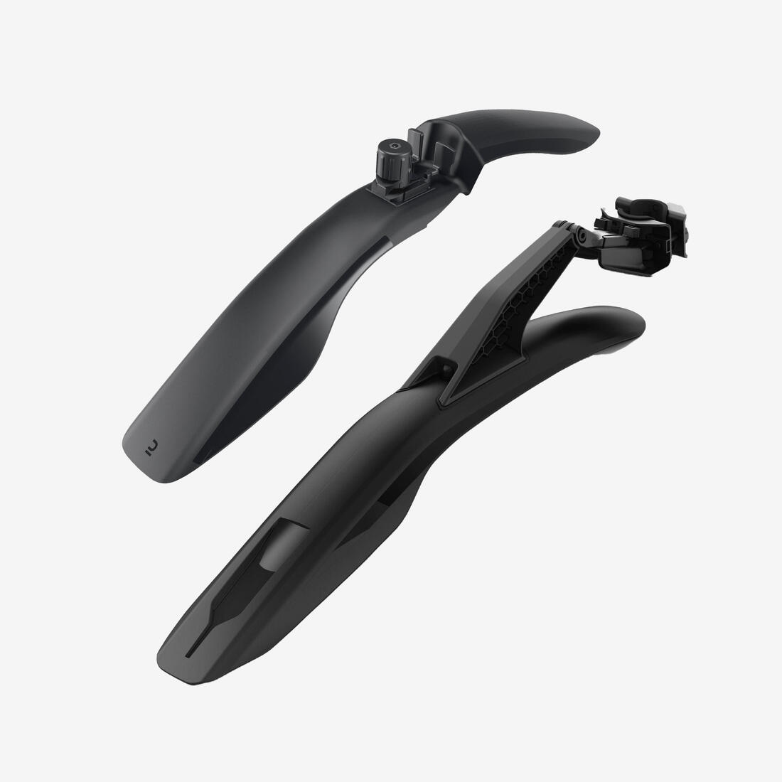 26" - 27.5" - 29" Front/Rear Rigid Mountain Bike Mudguard Kit V3 - Black