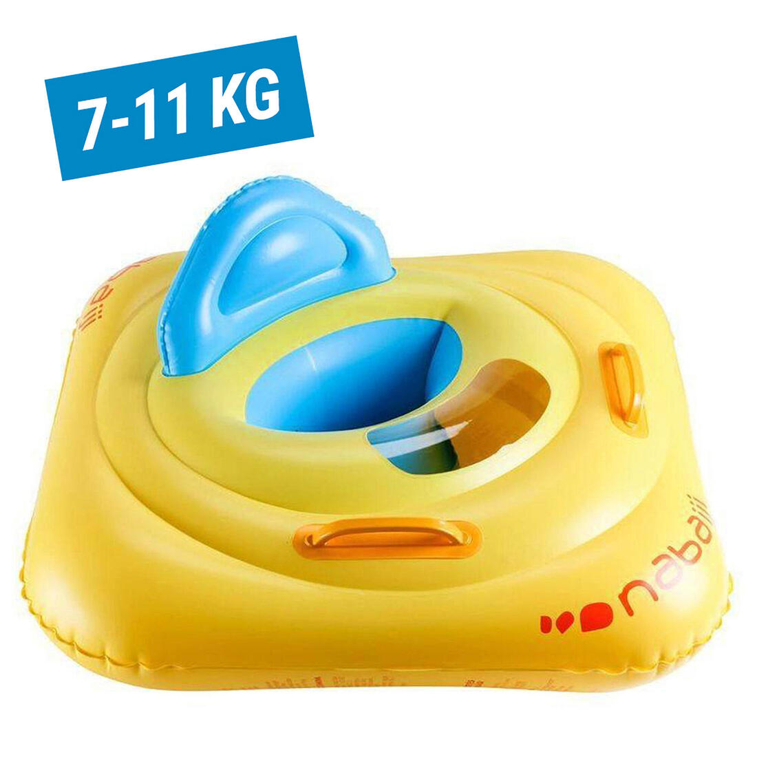 Unazë noti për ndenjëse për fëmijë me doreza 7-11 kg - e verdhë 10