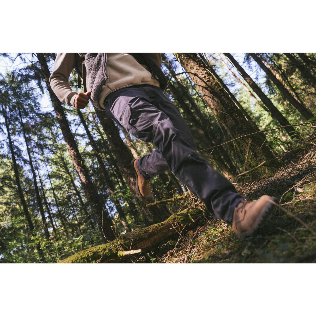 Durable cargo trousers, Steppe 500 half-tone camo 46