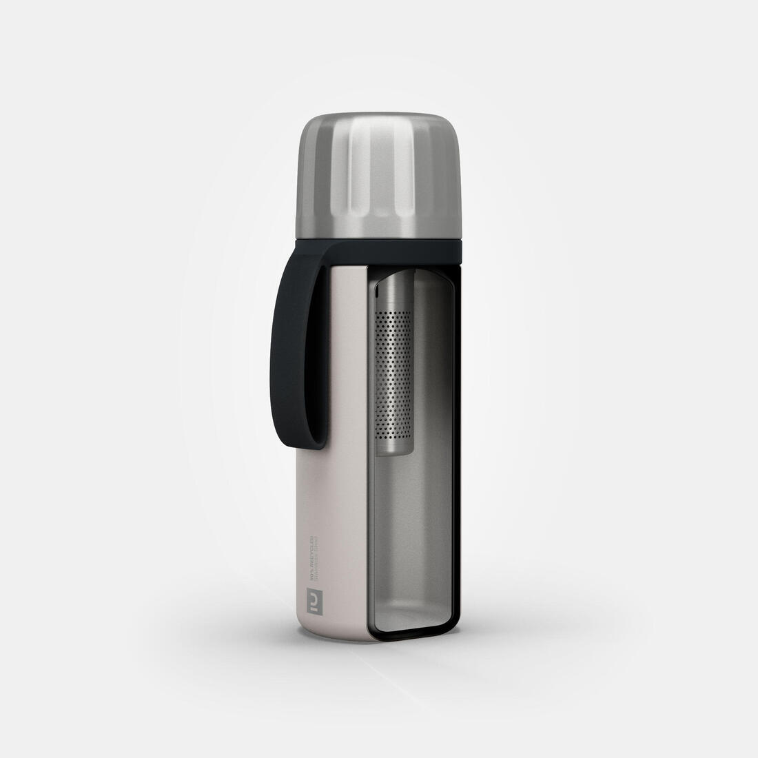 Shishe çeliku inox e izoluar 0.4 L me filtër çaji, për ecje dhe kamping 12