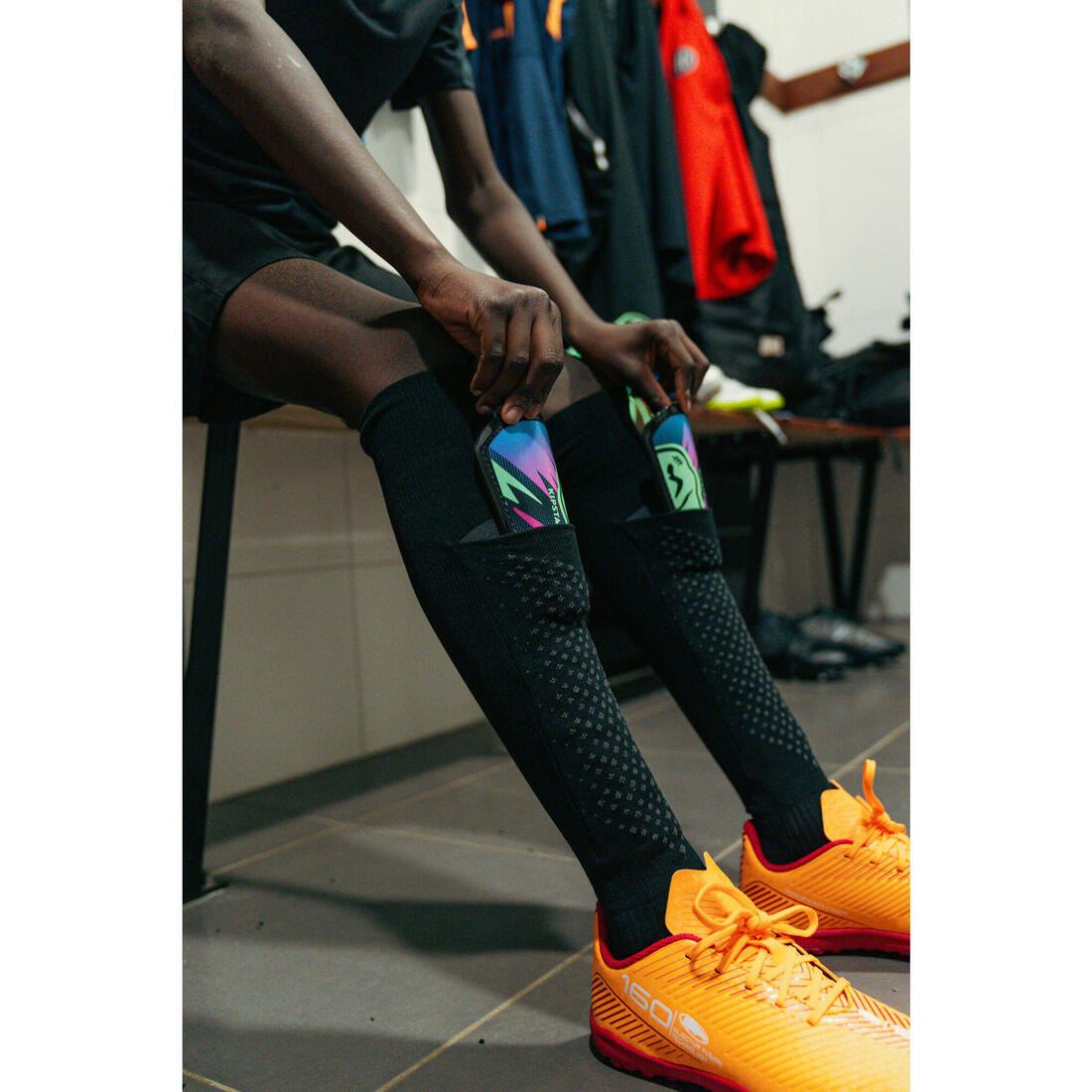 Kids' Football Socks Easy Pocket 14