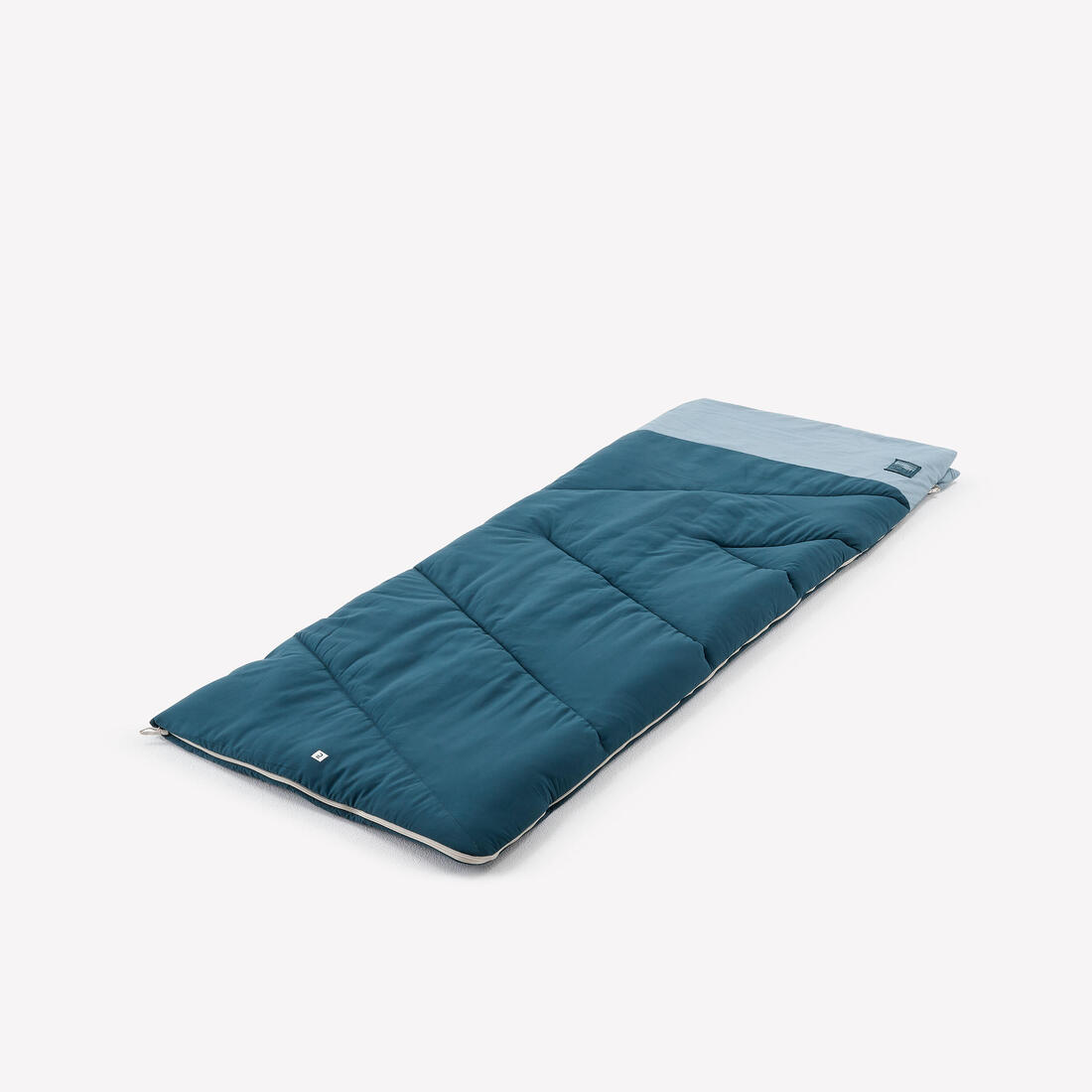 Çantë gjumi kampingu 10°C në pambuk, Ultim Comfort - Blu 3