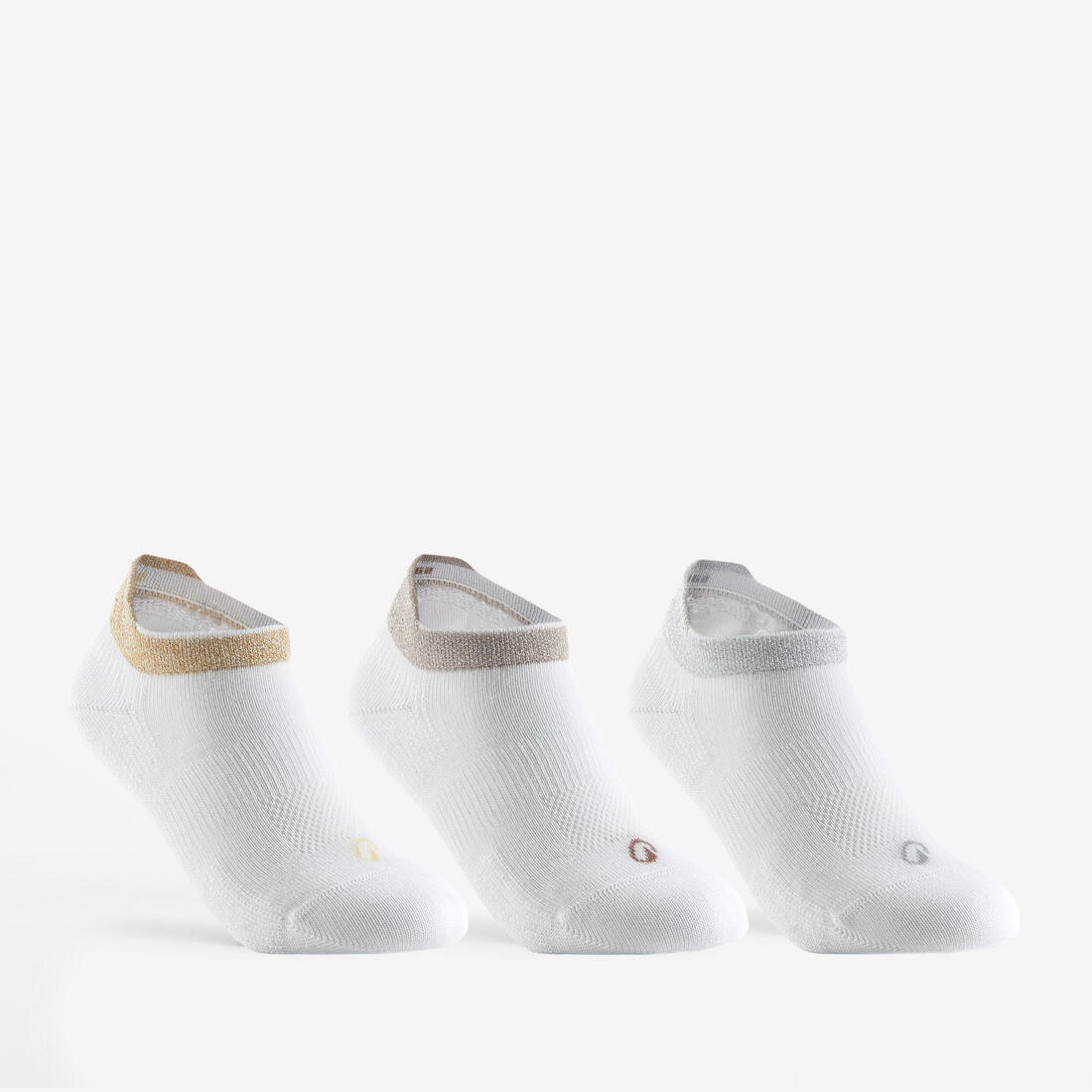 Çorape Sportive të Ulëta Fëmijë, Tri-Pack RS 160 - E Bardhë/Ngjyrë Blu e Kaltër 4