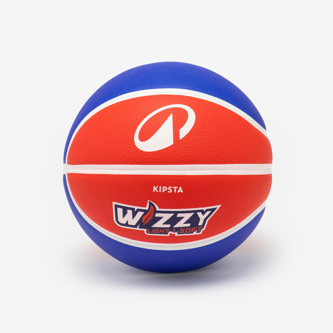 Basketbolli Wizzy K900 Madhësia 5 - E kuqe/Blu