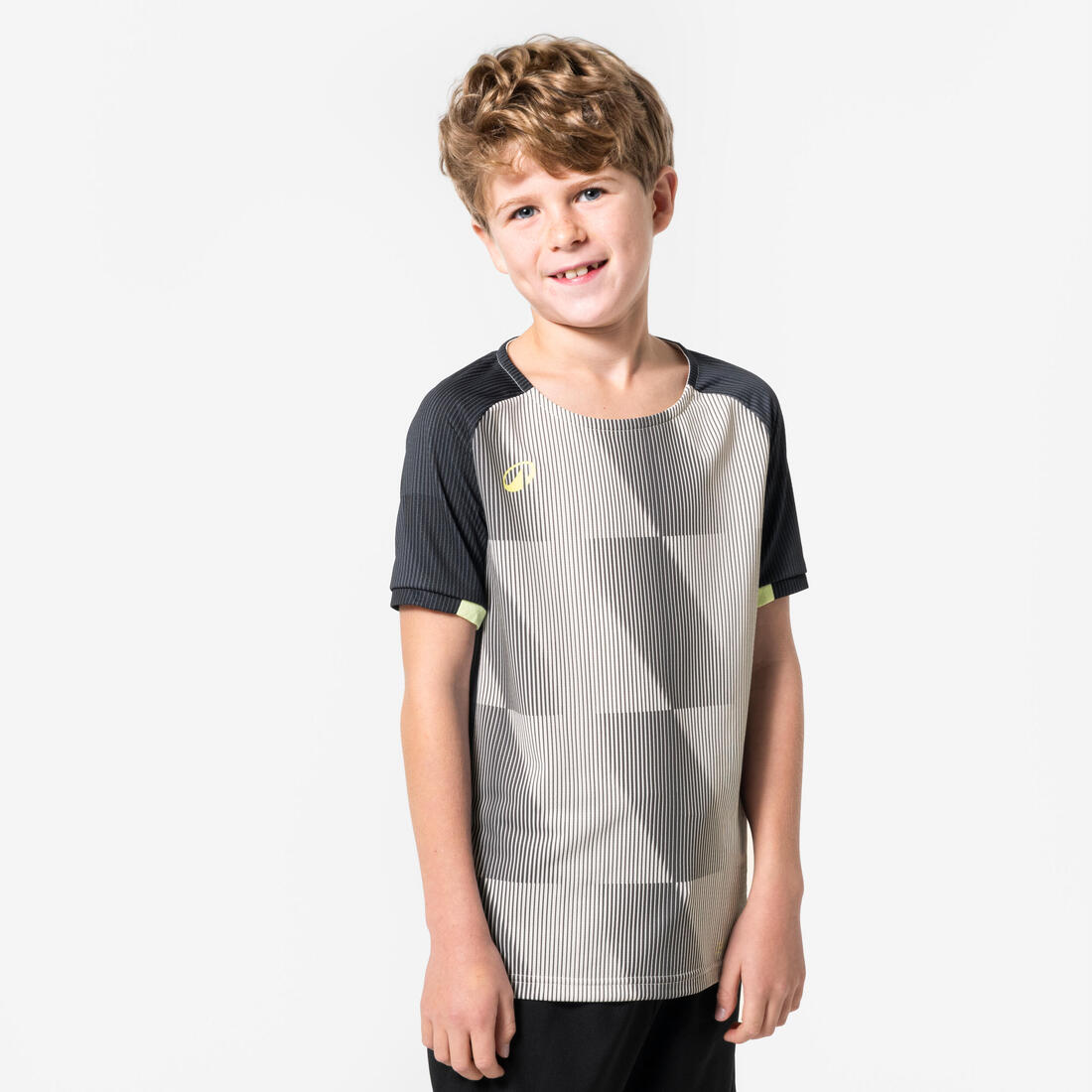 Kids' Short-Sleeved Football Shirt Viralto Jr Block 2