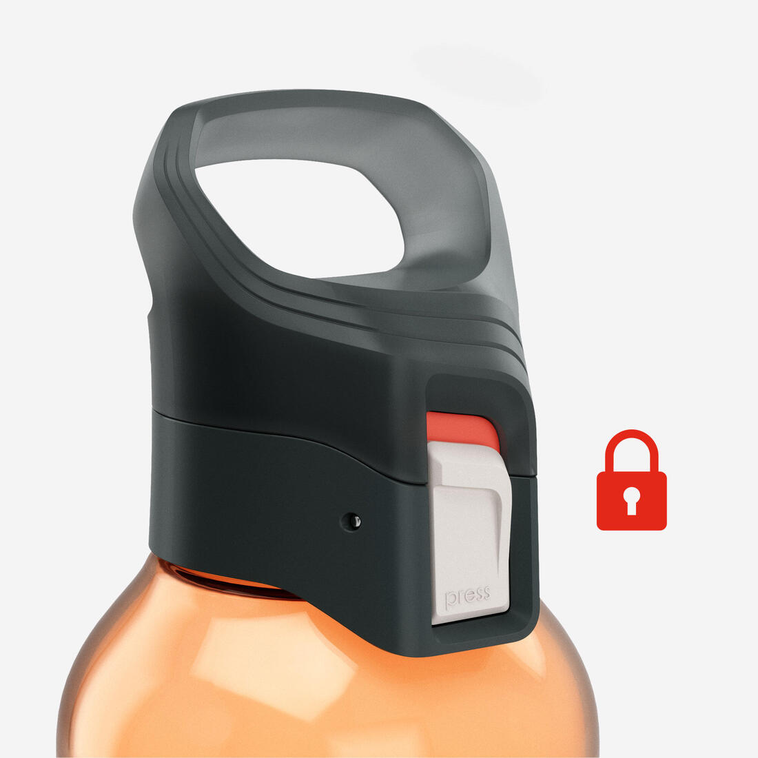 Shishe Ecozen® 500 0.8L me kapak me çlirim të shpejtë për ecje në natyrë - Blu 23