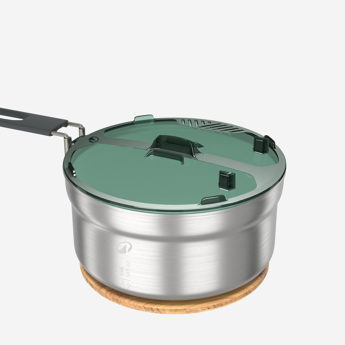 Set gatimi për kamping prej çeliku inox, jo-ngjitës 500 për 2 persona - 15 copë 7