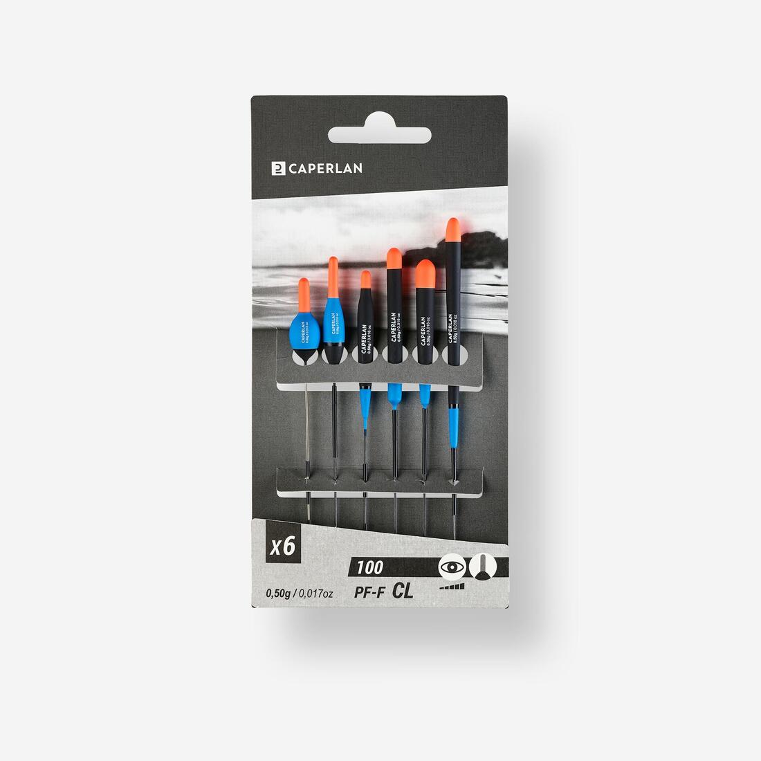 SET ME 6 PLUSKUES PËR PESHKIM F100 CL 2 g 3