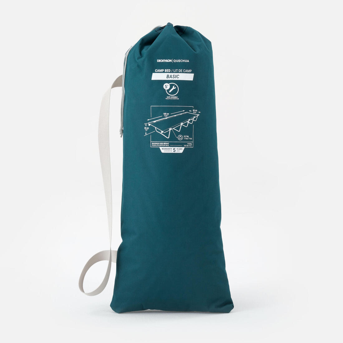 Krevat Kampingu Bazik Krevat Kampingu 60 cm 1 Person 3
