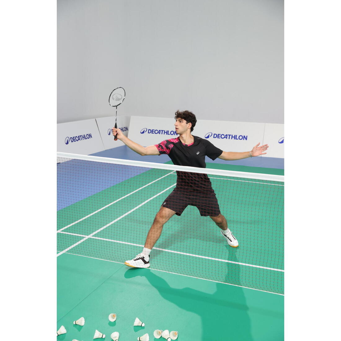 RAKETA BADMINTON PËR TË RRITUR BR SENSATION 500 E ZEZË 8