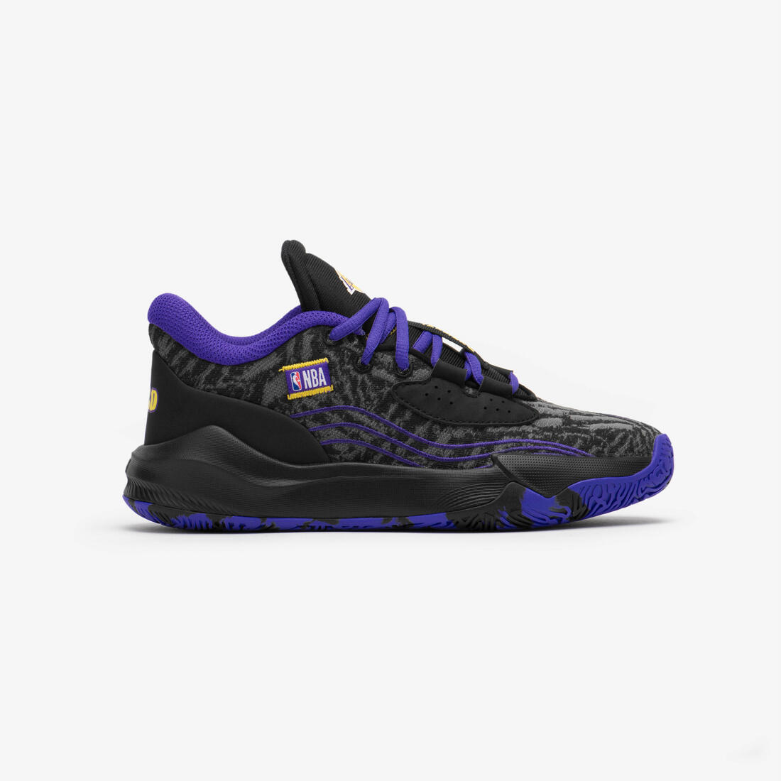 Këpucë Basketbolli për Fëmijë Fast 900 Low-1 - NBA Lakers/E Zezë 2