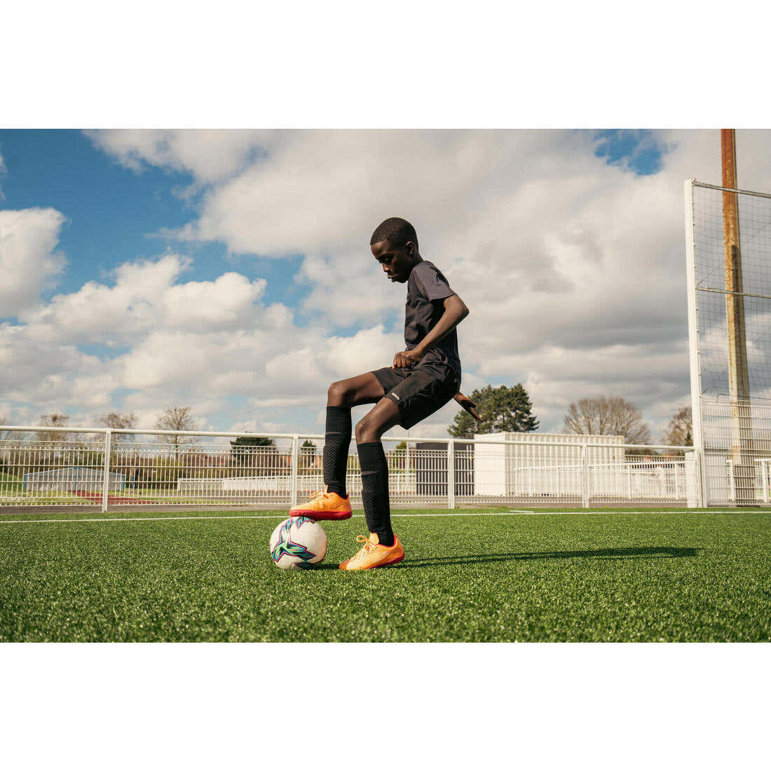 Kids' Football Socks Easy Pocket 26