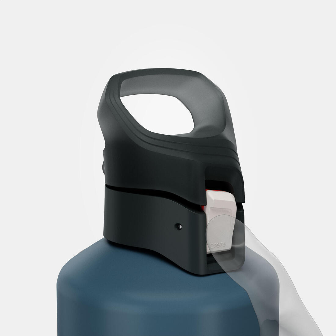 Shishe alumini 1.5L me kapak që hapet shpejt për ecje në natyrë - Blu 11