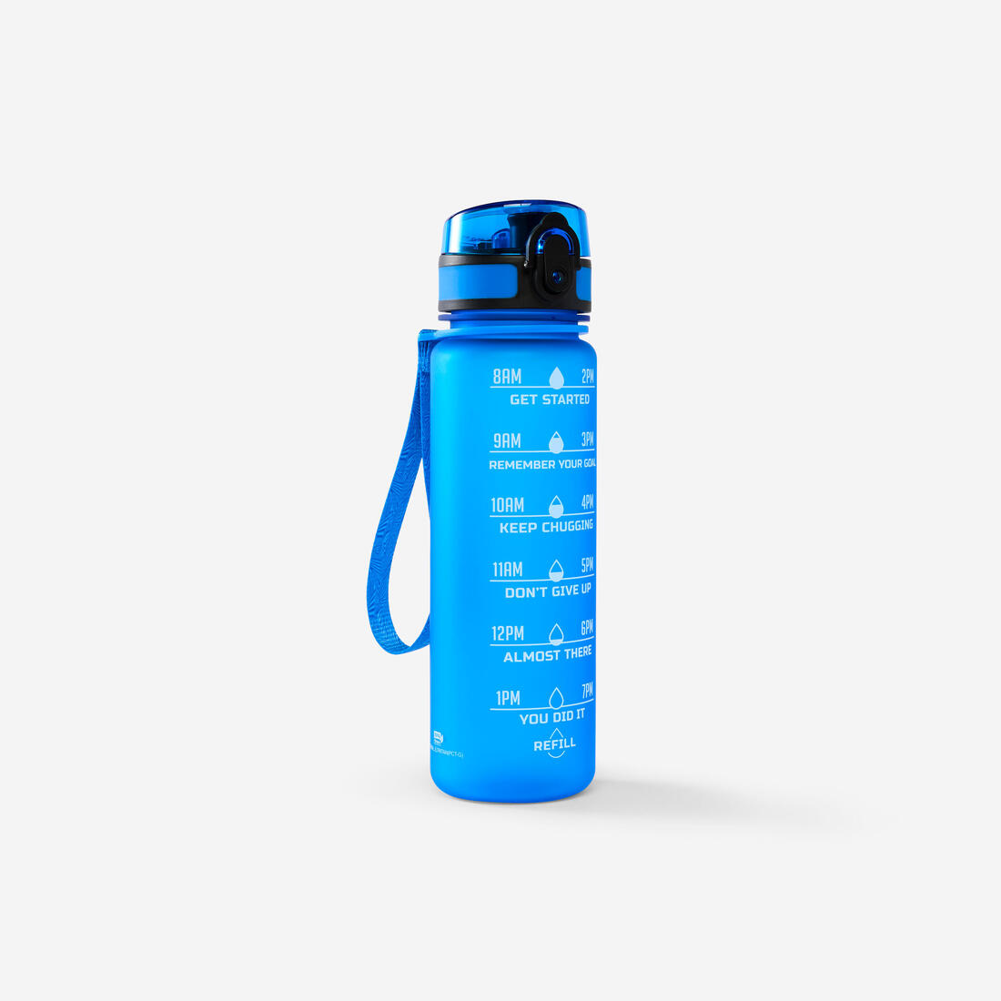 Shishe Uji për Fitnes Motivim 500 ml - Blu