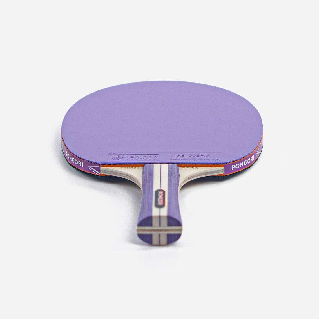 Set me 2 shkopinj TTR 130 Spin 4* ITTF Shkollë/Klub + Topa - Vjollcë/Blu 10