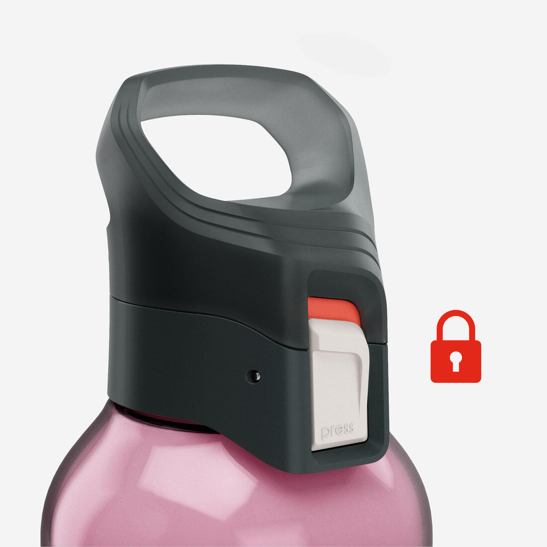 Shishe Ecozen® 500 0.8L me kapak me çlirim të shpejtë për ecje në natyrë - Blu 24