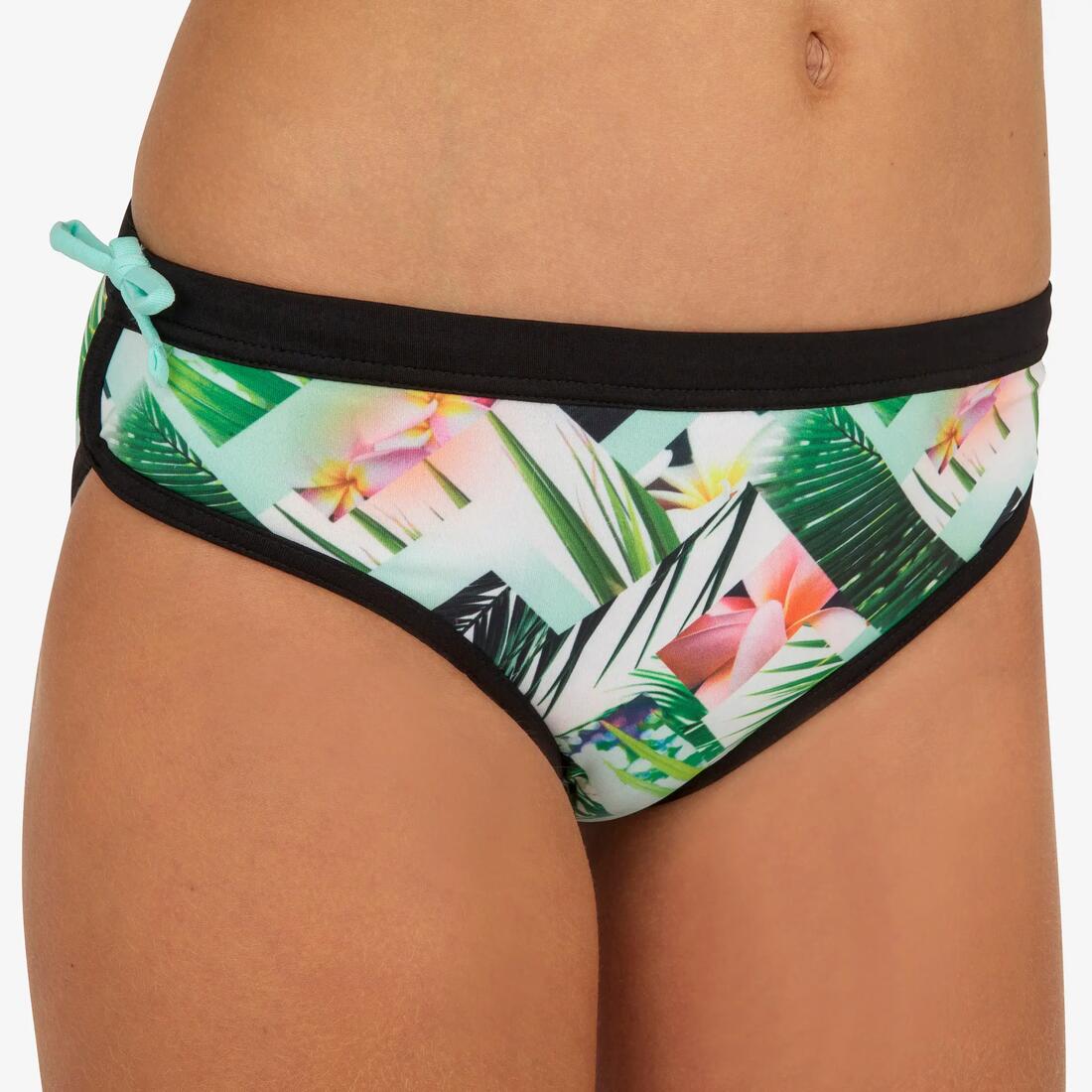 Pantallona banje GIRL'S SURF MAS 900 - TË ZEZA
