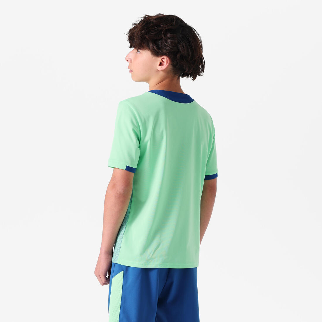 Bluzë Futbolli Mëngë të Shkurtra për Fëmijë Viralto Boreal - Blu Marin / Jeshile 4