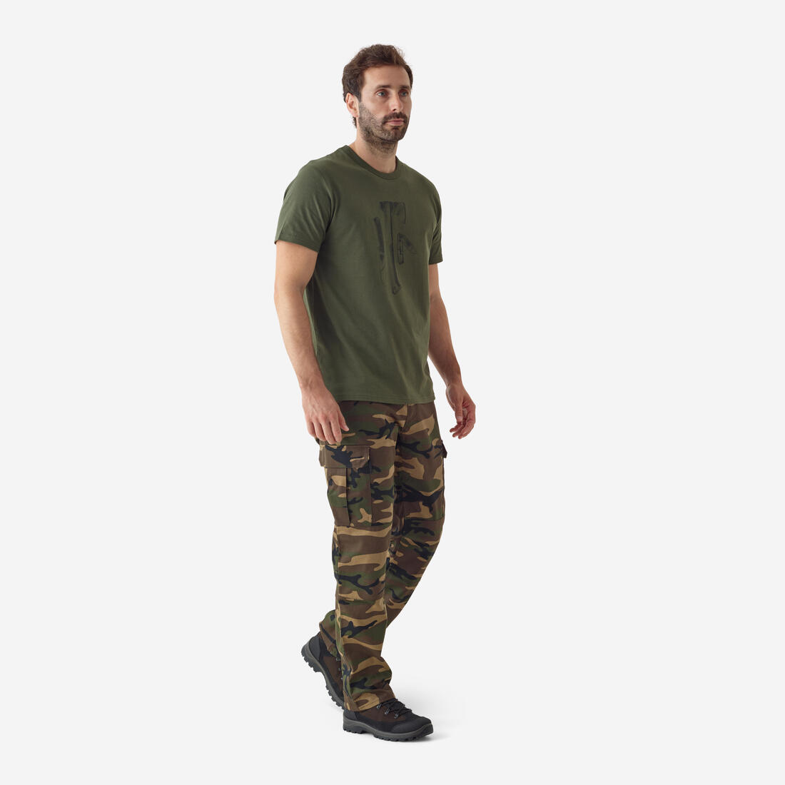 Durable cargo trousers, Steppe 500 half-tone camo 8
