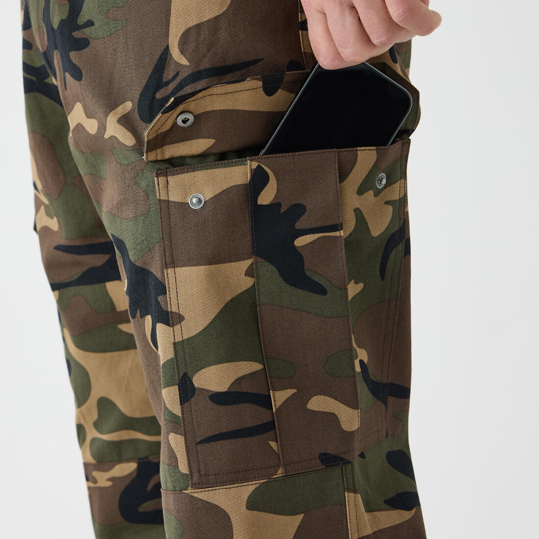Durable cargo trousers, Steppe 500 half-tone camo 39