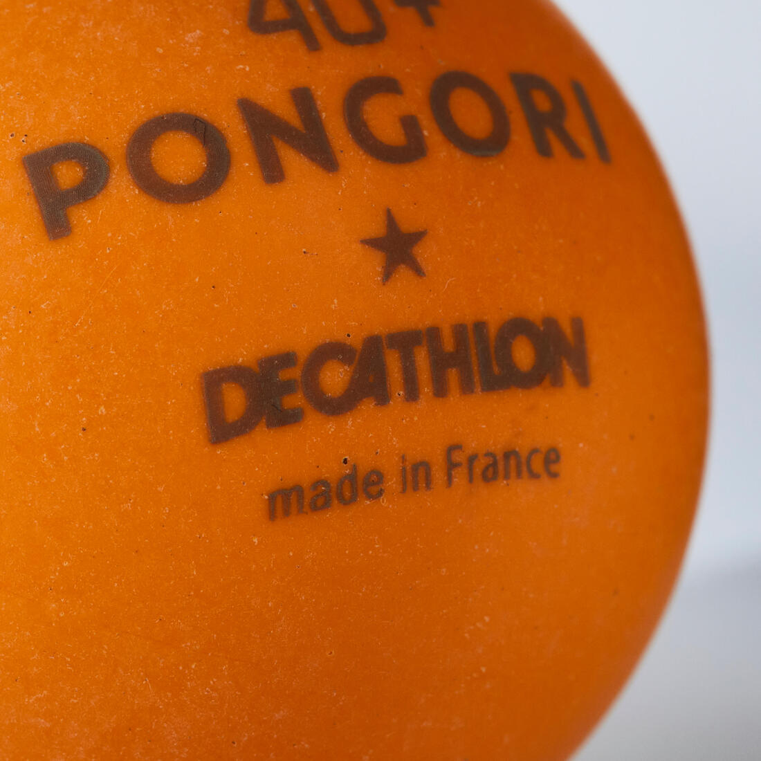 Topa Pingpongu TTB 100 1* 40+ Pako me 6 copë (Prodhuar në Francë) - Portokalli 5