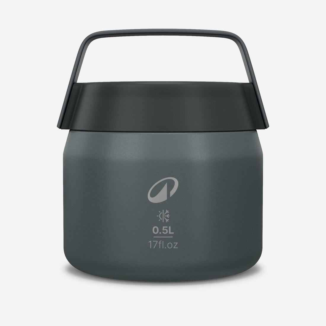 Enë çeliku e izoluar 0.5L për ruajtje ushqimi, për kamping, ecje dhe alpinizëm.