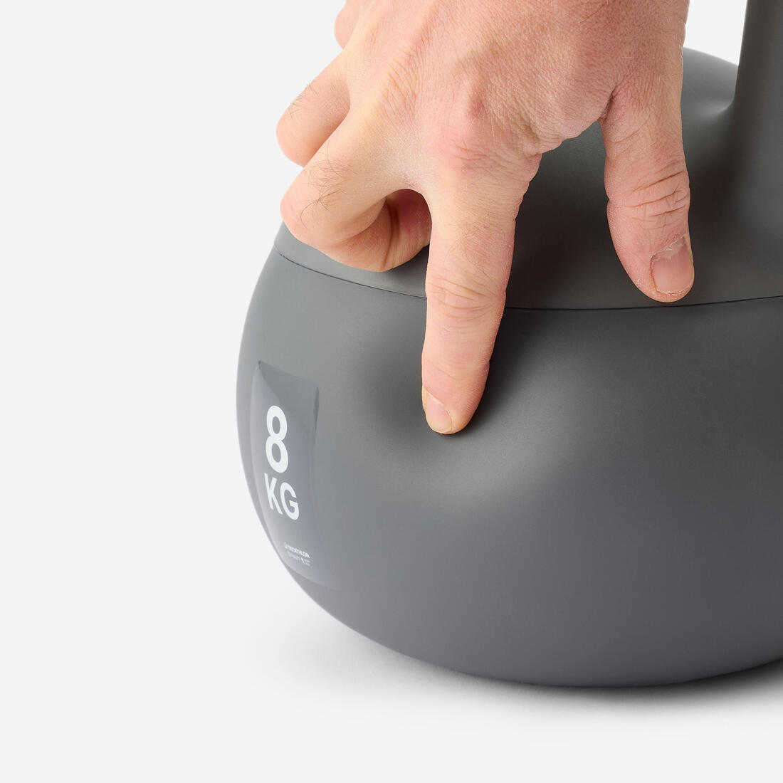 Kettlebell i butë për shtëpi, 8 kg - Gri 5