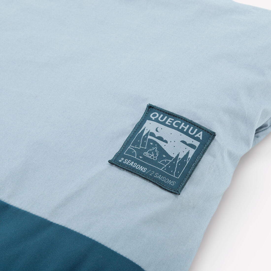Çantë gjumi kampingu 10°C në pambuk, Ultim Comfort - Blu 4