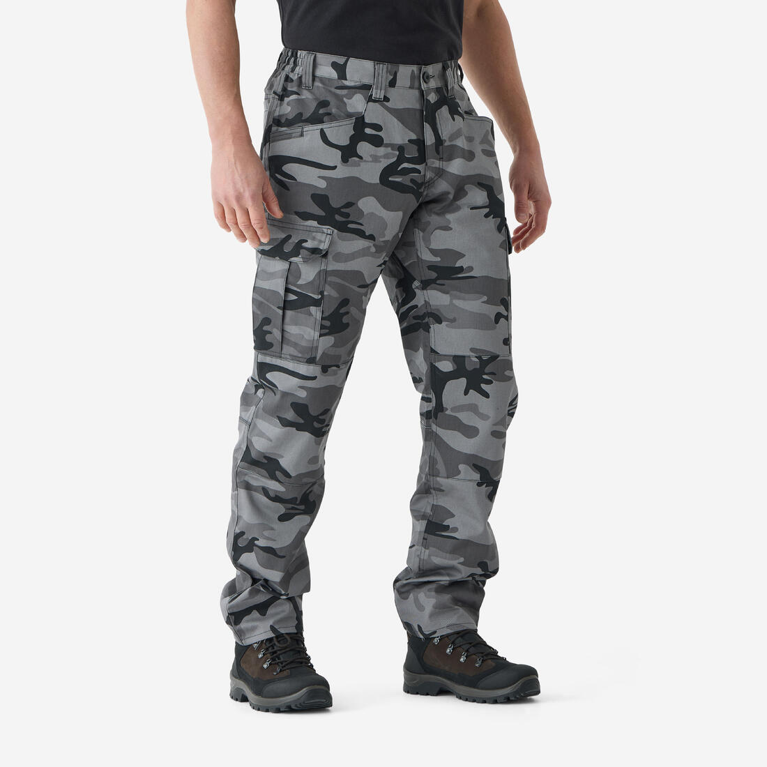 Durable cargo trousers, Steppe 500 half-tone camo
