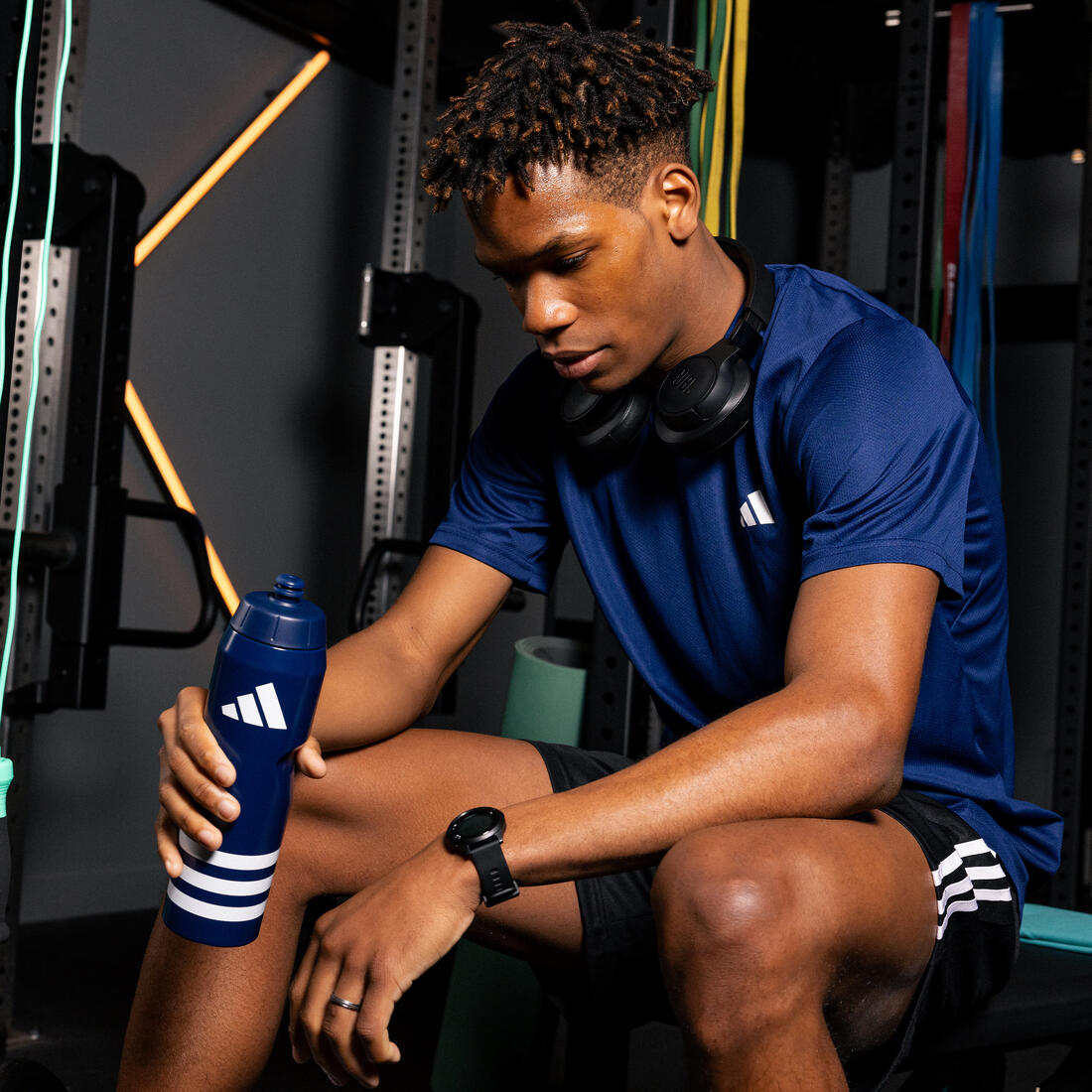 Men's Cardio Fitness T-Shirt - Blue 8