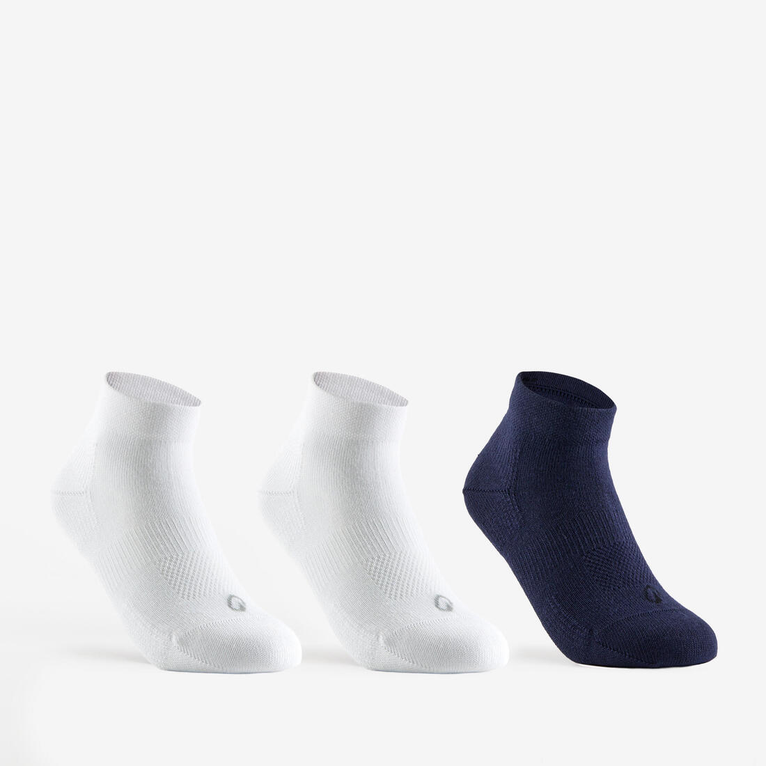 Çorape Sportive për Fëmijë, Mesme-Lartë, Tri-Pack RS 160 - E Bardhë/Blu Marin