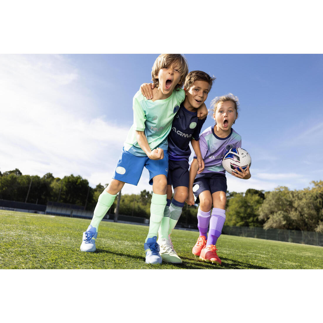 Çorape Futbolli për Fëmijë High Viralto - Jeshile Boreal 7