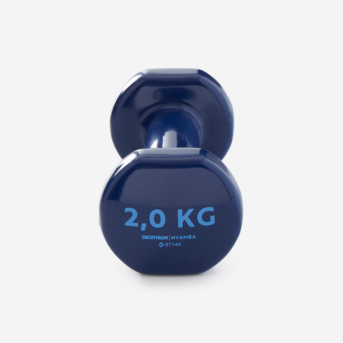 Shtangë dore fitnesi 2 kg, pako dyshe, gize pjesërisht e ricikluar - Blu marine 3