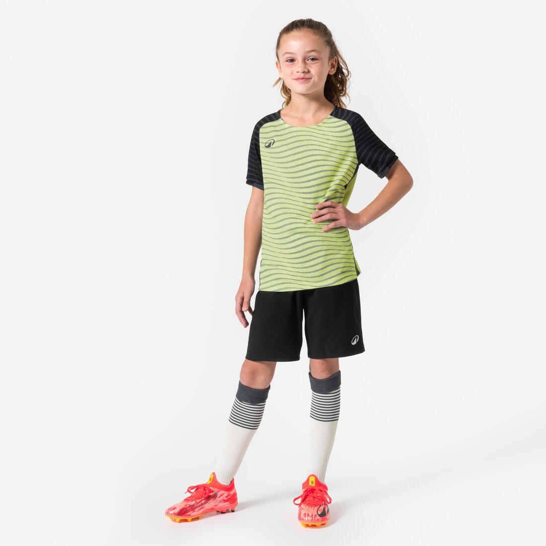 Kids' Short-Sleeved Football Shirt Viralto Jr Block 4