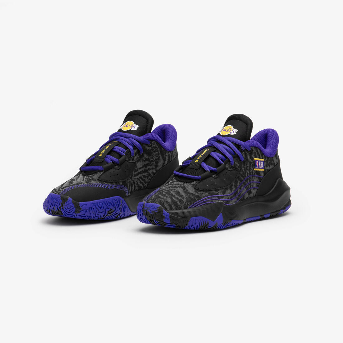 Këpucë Basketbolli për Fëmijë Fast 900 Low-1 - NBA Lakers/E Zezë 14