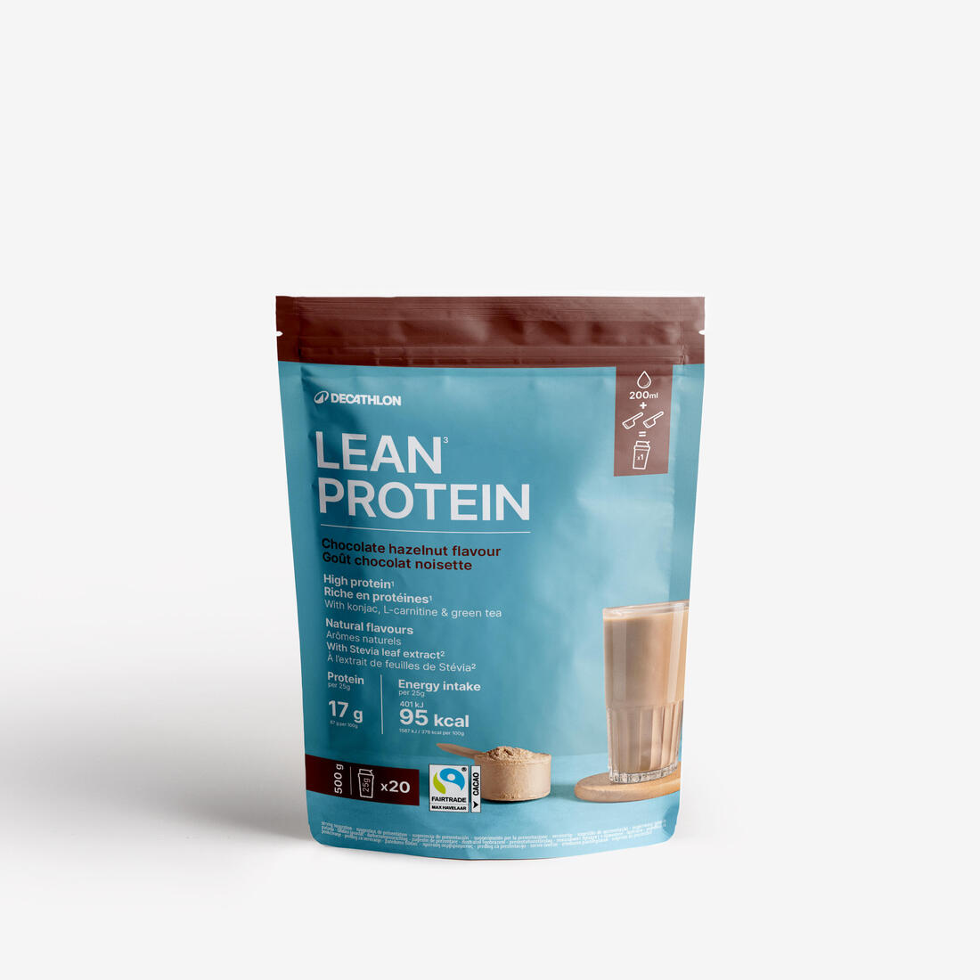 Proteinë e ligët me pak yndyrë, Proteinë e ligët 500 g, Çokollatë