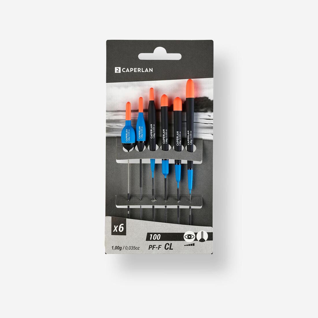 SET ME 6 PLUSKUES PËR PESHKIM F100 CL 2 g 2