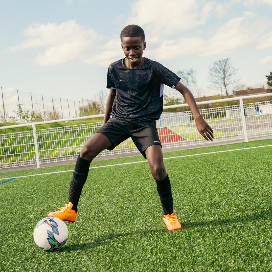 Kids' Football Socks Easy Pocket 24