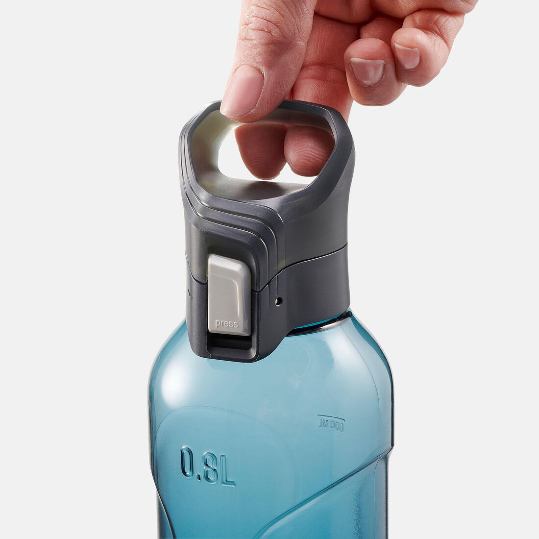 Shishe Ecozen® 500 0.8L me kapak me çlirim të shpejtë për ecje në natyrë - Blu 31