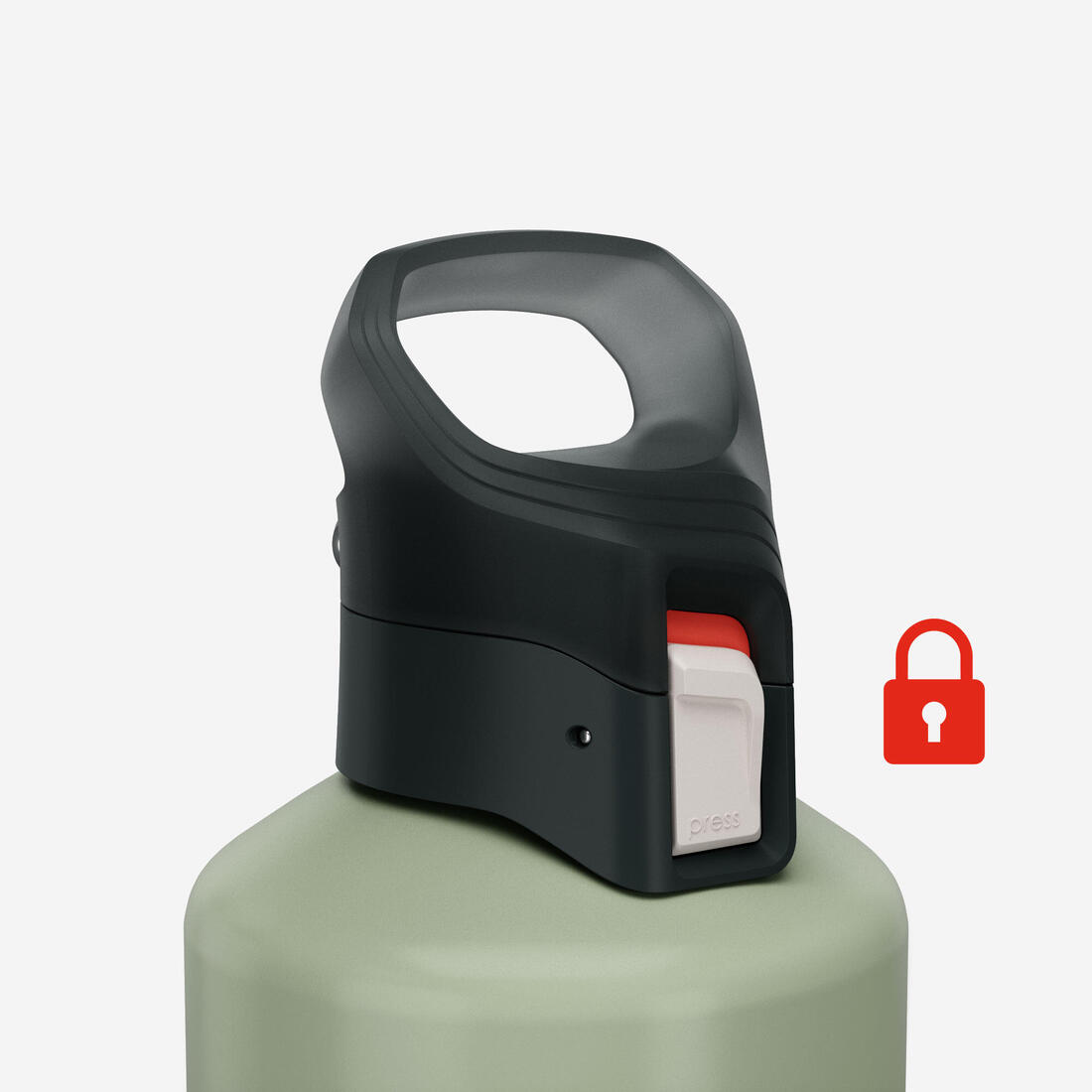 Shishe alumini 1.5L me kapak që hapet shpejt për ecje në natyrë - Blu 8