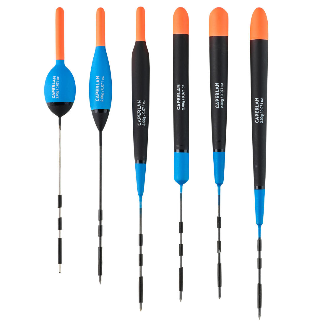 SET ME 6 PLUSKUES PËR PESHKIM F100 CL 2 g 4