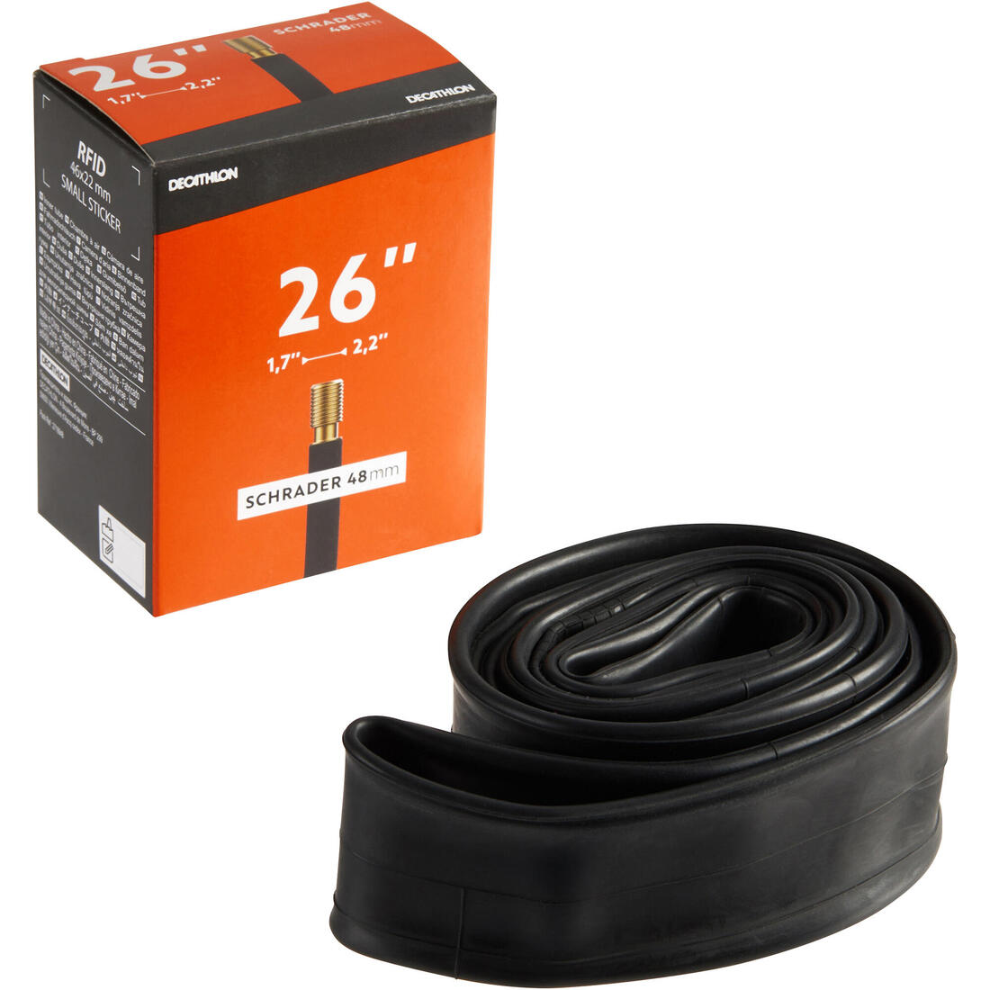 Tub i Brendshëm i Valvulës Schrader 26x1.7/2.2 48 mm 3