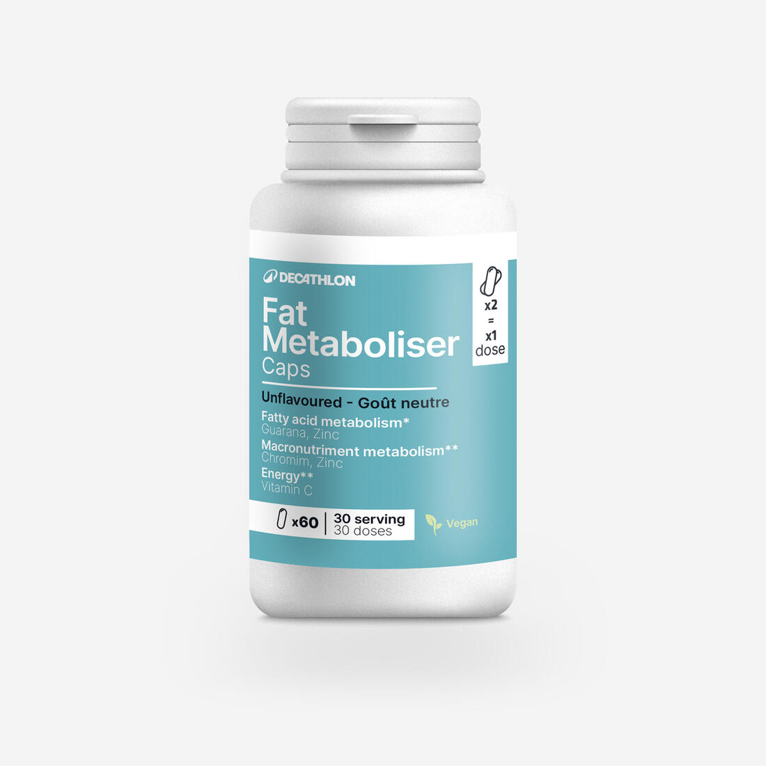 Metabolizues yndyre, shije neutrale, 60 kapsula