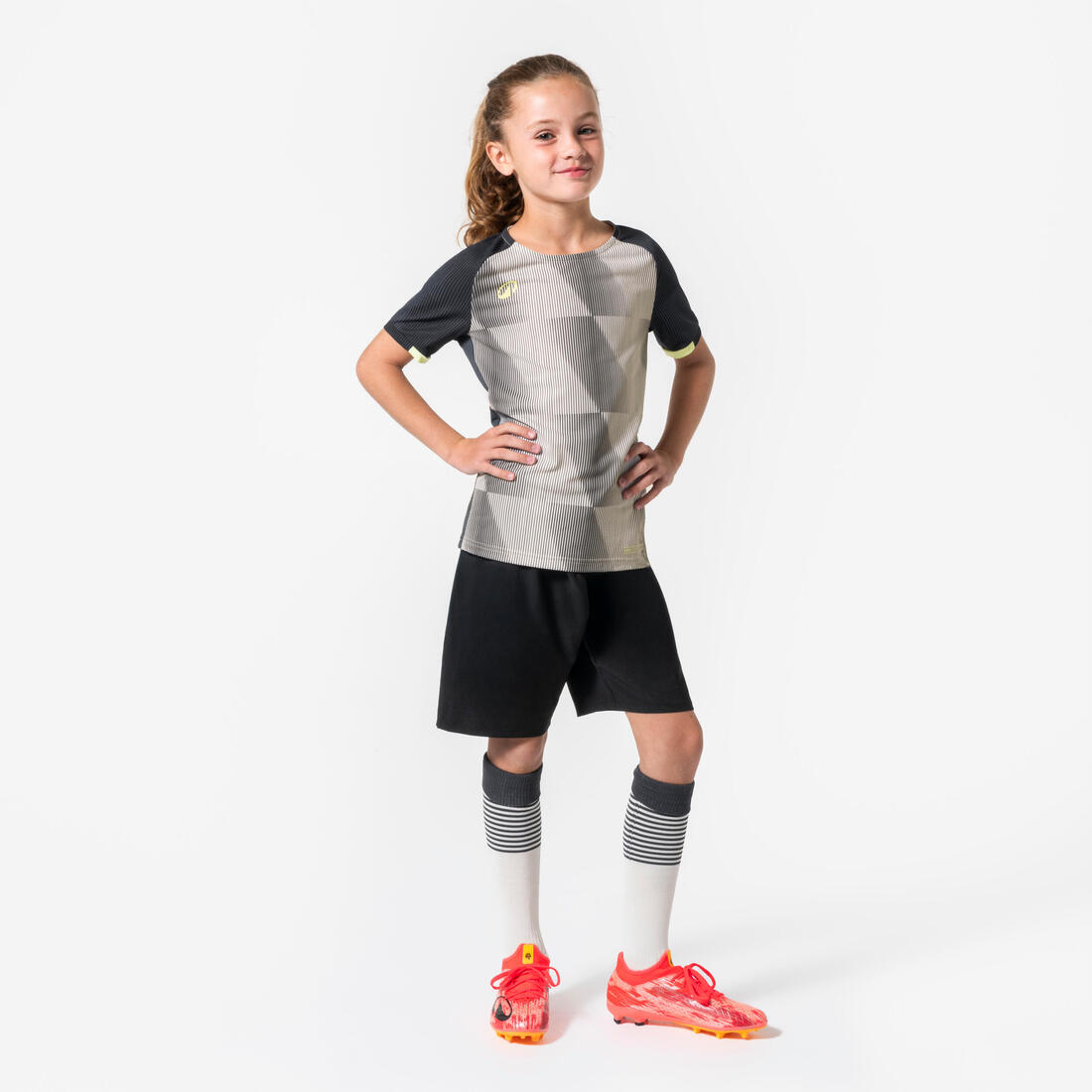 Kids' Short-Sleeved Football Shirt Viralto Jr Block 11